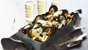 Recept Blåmusslor med provencalegarnityr Fiskbilen ishavet.nu