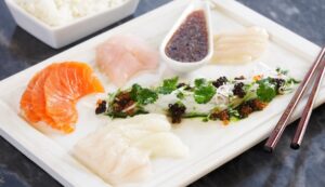 Sashimi på flera sorters fisk - Ishavet.nu