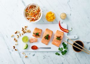 grillad regnbagsfile rakost Fiskeriet