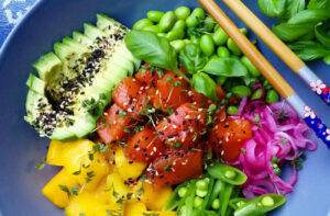 Poke bowl recept med lax