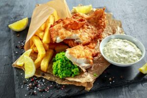 Klassiskt recept Fish and chips