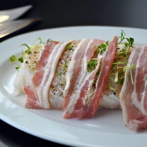 grillad sej prosciutto ishavet