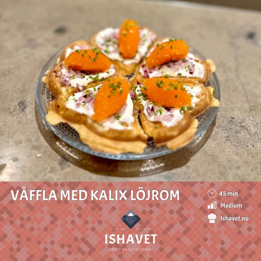 Vaffle with vendance roe